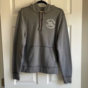 Hollister Men's Gray Hoodie